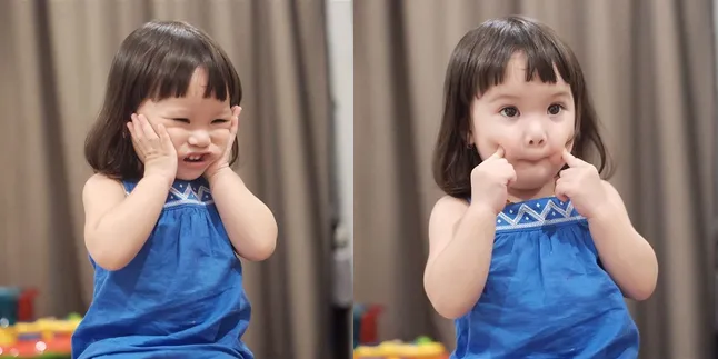 Gaya Ketawa Baru Baby Gempi, Nggemesin Bikin Makin Cinta