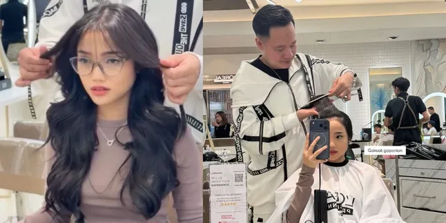 Fuji's New Hairstyle, Long and Shiny with Beautiful Thin Bangs
