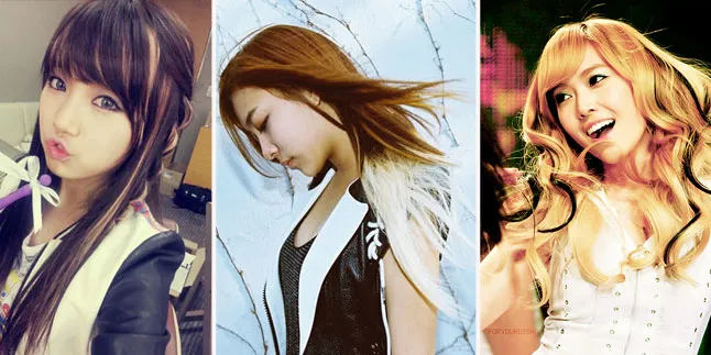 Warna Rambut Seleb Korea Ini Unik dan Berbeda!