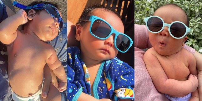 Wearing Gem Accessories - Their Style Makes You Lose Focus, Here are 7 Celebrity Baby Moments When Sunbathing in the Morning