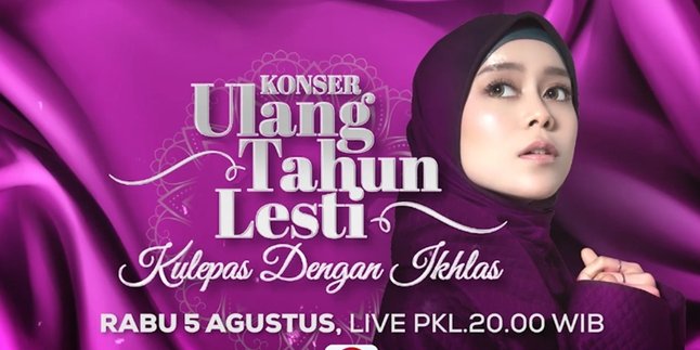 Concert with the theme 'Letting Go with Sincerity', Lesti will share stories about her love story