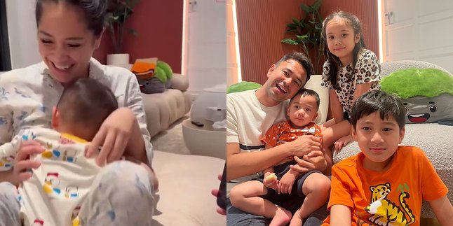 So Cute, Here are 7 Photos of Salting Rayyanza Being Greeted by Gempi During a Video Call - Netizens: Cipung Becomes His Own Brother's Rival