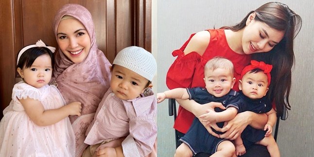 10 Portraits of Ratna Galih and Syahnaz Sadiqah's Togetherness When Raising Their Twins, Adorable