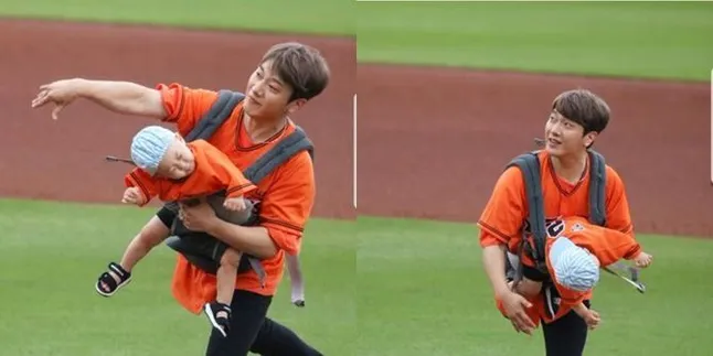 Gendong Anak Sambil Lempar Bola, Minhwan FT Island Dapat Hujatan