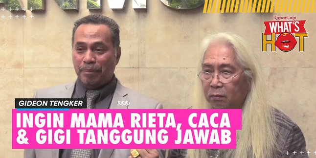 Gideon Tengker Merasa Di Pihak Yang Benar, Ingin Rieta Amilia, Caca & Gigi Tanggung Jawab