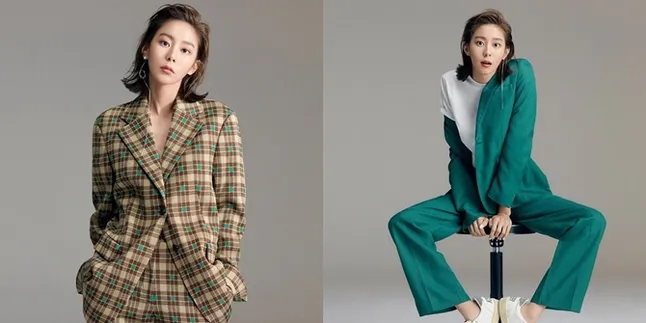 Girl Crush, UEE Tampil Memukau Dengan Style Boyish di Pemotretan Musim Gugur
