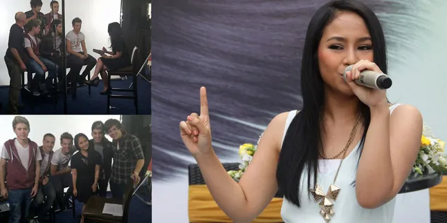 [Foto] Gita Gutawa Temui Personel One Direction di London