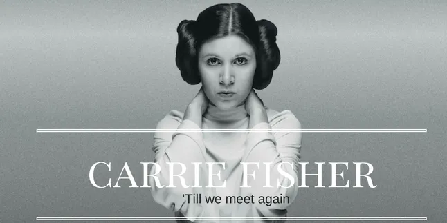 Goodbye Princess Leia, May The Force Be With You