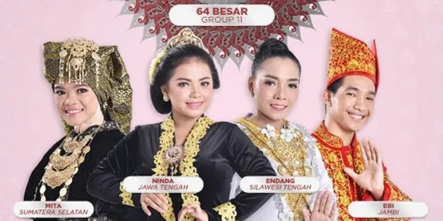 Grup 11 Top 64: Ninda Tertinggi , Mita Duta Provinsi Sumatera Selatan Tersenggol