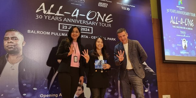 American Music Group All-4-One Holds 30th Anniversary Concert in Jakarta, Christian Bautista as Opening Act