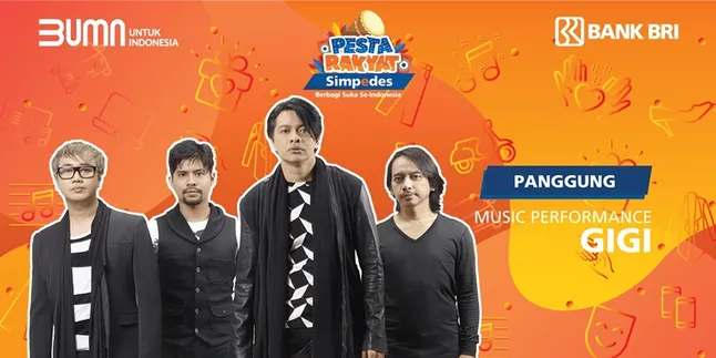 Hadirkan GIGI dan HIVI, Pesta Rakyat Simpedes Episode 6 Siap Bikin Malam Minggumu Lebih Pecah