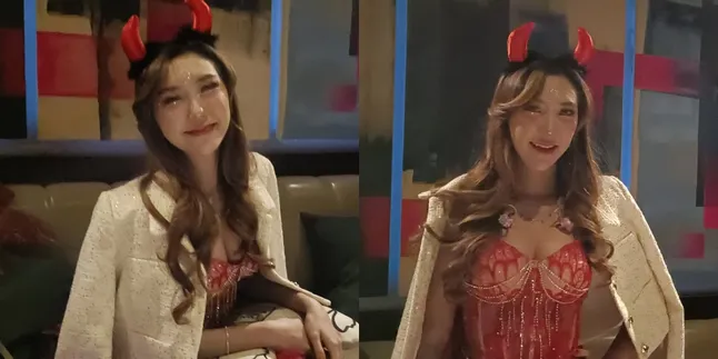 Halloween Bernuansa Mandarin di PIK, Icha Yang Tampil Memukau dengan Kostum “Demon”