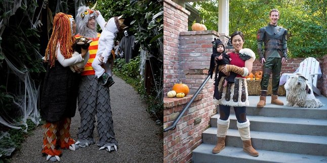 Halloween Night, Keluarga Mark Zuckerberg Jadi Monster