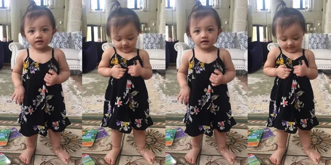 Hampiri Sajadah Ashanty, Baby Arsy Langsung Sujud