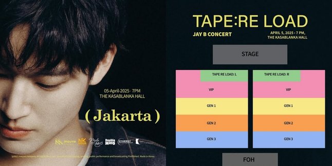 Jay B GOT7 Concert Ticket Prices in Jakarta 2025, All Categories Get Hi-Bye Benefits