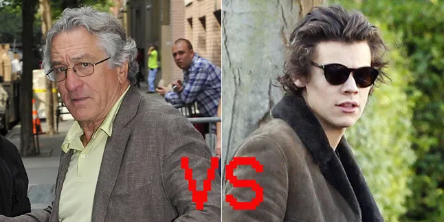 Harry Styles - Robert De Niro Adu Kekar, Siapa Juaranya?
