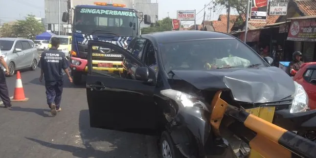 Hati-Hati Saat Mudik! Mobil Ini Alami Kecelakaan Karena Pengemudi Mengantuk