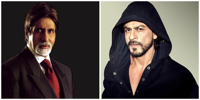 Adu Popularitas, Amitabh Bachchan 'Tantang' Shahrukh Khan Adu Popularitas, Amitabh Bachchan 'Tantang' Shahrukh Khan
