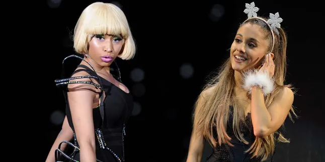 Heboh! Ariana Grande Elus Manja Pantat Nicki Minaj
