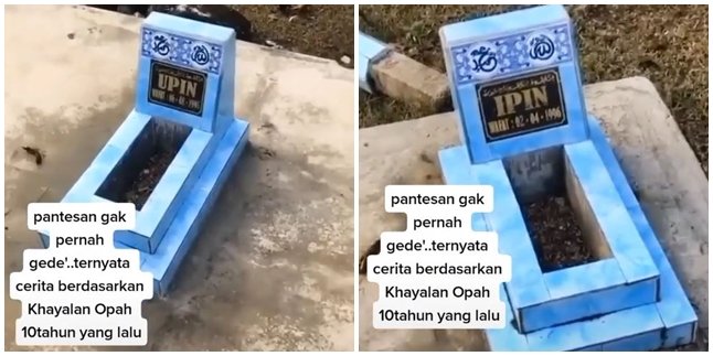 Heboh Video Kuburan 'Upin dan Ipin', Terungkap Cerita yang Diduga Merupakan Kisah Nyata