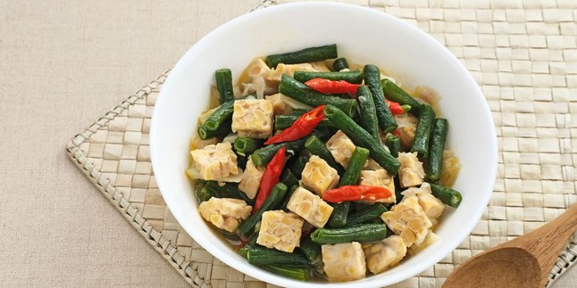 Healthy Dish, Delicious and Nutritious Long Bean Tempe Stir-Fry!