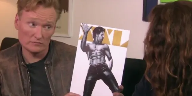 Host Conan O'Brien Kacaukan Acara Nonton 'MAGIC MIKE XXL'