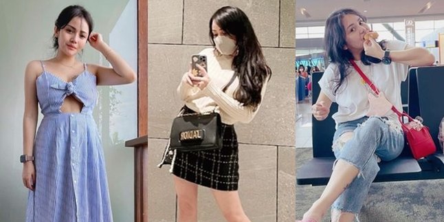 Hot Mom of Three Children, 15 OOTD Photos of Mawar AFI Showing a Youthful Aura: Stylish - Carrying Branded Bags
