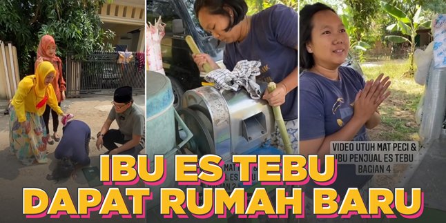 Ibu Penjual Es Tebu Yang Viral Dapat Rumah Baru