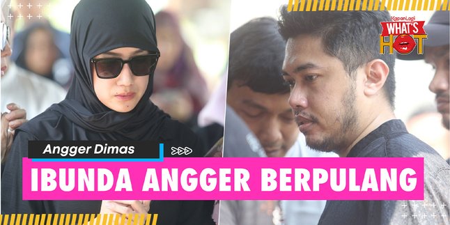 Mother of Angger Dimas Passed Away, Tamara Tyasmara Attends Funeral Procession