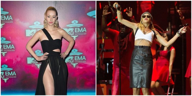 Iggy Azalea Tolak Cium Rita Ora di Panggung MTV VMA 2014