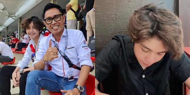 Joining the MotoGP Mandalika Watch, Cannavaro, Eko Patrio's Son, Steals Attention - Resembling a Foreigner, Mistaken for One of the Racers