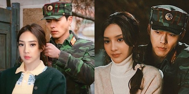 Following the Celebrity Hallucination Trend, Anya Geraldine Edits a Photo with Captain Ri Jung Hyuk 'CRASH LANDING ON YOU'