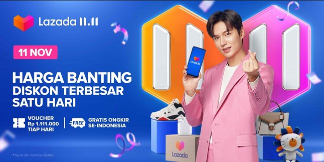 Join the Excitement of Lazada 11.11 with Lee Min Ho, Various Exciting Promotions Await You!