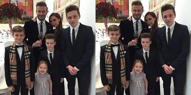 Imut, Keluarga Bahagia 'MINIONS' Ala David dan Victoria Beckham