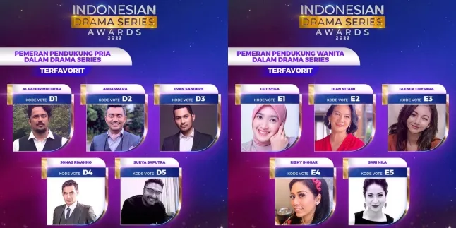 Indonesian Drama Series Awards 2022 Segera Digelar, Intip Persaingan Ketat di Kategori 'Pemeran Pendukung Series Terfavorit'