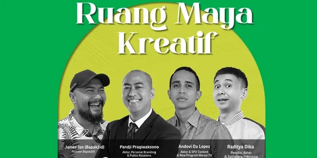 Ingin Jadi Konten Kreatif, Yuk! Ikutan Pelatihan Gratis Bersama Pandji dan Raditya Dika