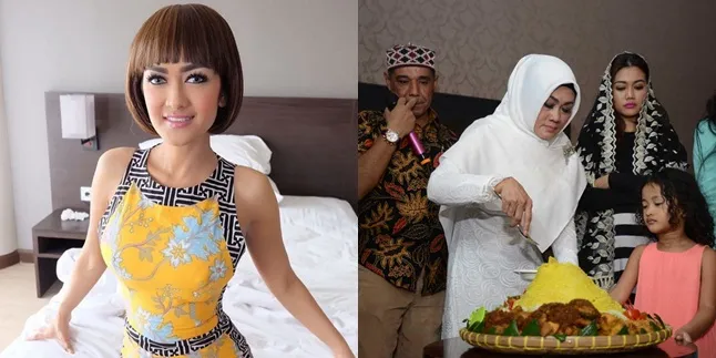 Ini Alasan Keluarga Sajikan Tumpeng di Ulang Tahun Julia Perez