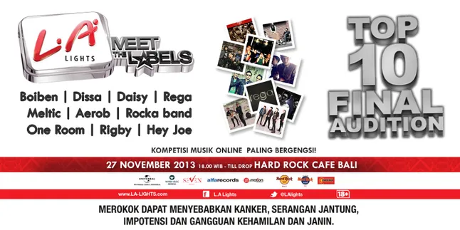 Ini Dia 10 Duo/Band Finalis Terpilih LA Lights Meet The Labels