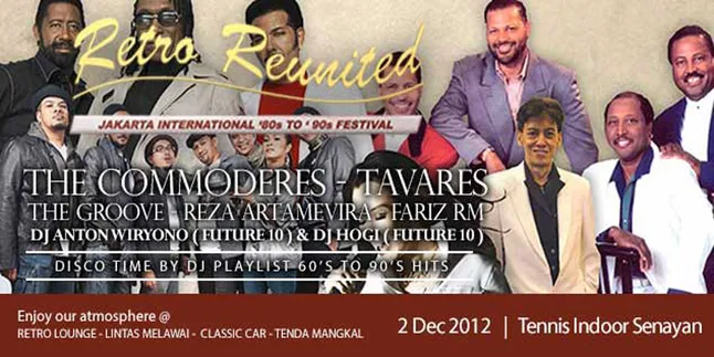 Ini Dia Harga Tiket Konser Retro Reunited