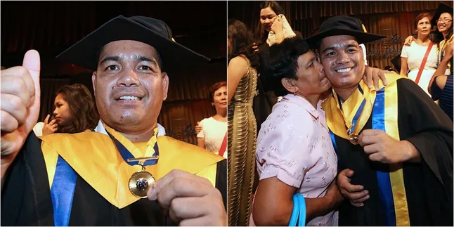 Inspiratif, Seorang Satpam Kuliah Dan Kerja di Tempat Yang Sama