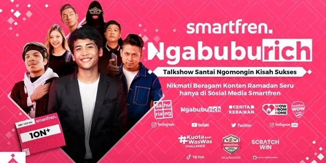 Intip Rangkaian Aktivitas Sosial Smartfren di Sini, Dari Talkshow NGABUBURICH Sampai Kompetisi E-Sport Populer Intip Rangkaian Aktivitas Sosial Smartfren di Sini, Dari Talkshow NGABUBURICH Sampai Kompetisi E-Sport Populer