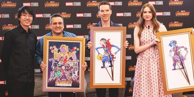 Is Yuniarto, Komikus Indonesia Beri Hadiah Wayang Avengers Pada Cast 'INFINITY WAR'