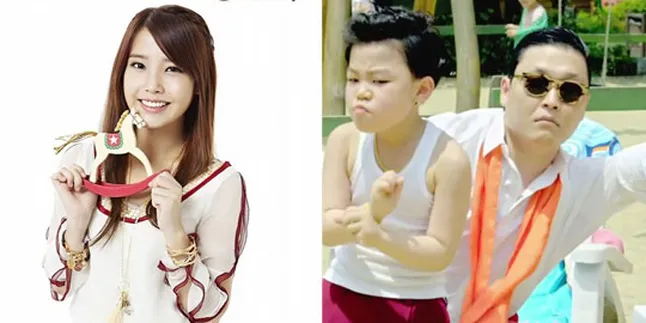 IU Tampilkan 'Gangnam Style' Bersama PSY di Inkigayo