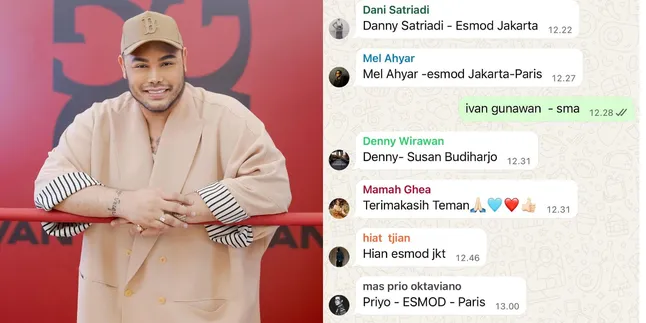 Ivan Gunawan Remains Proud Despite Being a High School Graduate, Showcases Group Chat of the Indonesian Fashion Designers Association