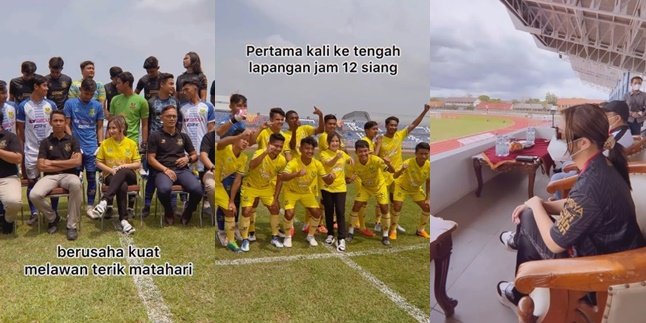 Becoming the Boss of Persikota Tangerang, Here are 8 Proofs of Prilly Latuconsina's Seriousness in Enduring the Heat on the Field - Watch the Live Match