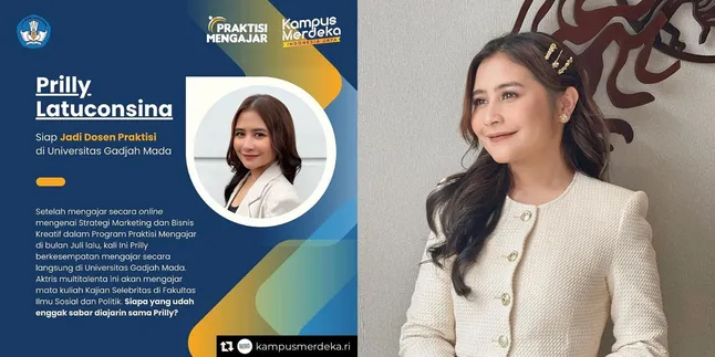 Jadi Dosen Praktisi di UGM, Ini 7 Potret Prilly Latuconsina di Usia 25 Tahun - Disebut Paket Lengkap Jadi Dosen Praktisi di UGM, Ini 7 Potret Prilly Latuconsina di Usia 25 Tahun - Disebut Paket Lengkap