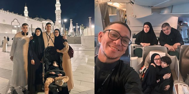 As a Calm Couple, Here Are Photos of Lyra Virna and Fadlan Muhammad During Family Umrah