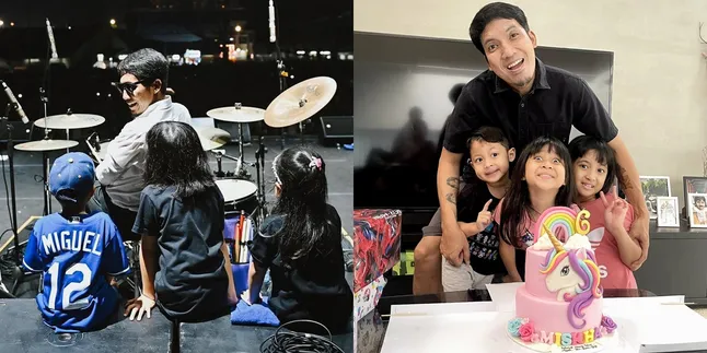 7 Potret Desta Ajak Ketiga Buah Hatinya saat Manggung, Jadi Pengalaman Pertama Anak Nonton Konser 7 Potret Desta Ajak Ketiga Buah Hatinya saat Manggung, Jadi Pengalaman Pertama Anak Nonton Konser