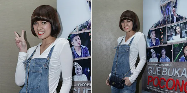 Jadi Pocong, Chika Jessica Pakai Kain Kafan Beneran!