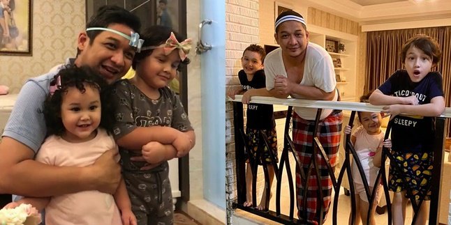 Becoming Deputy Mayor, Here are 8 Pictures of Pasha Ungu Looking Simple While Taking Care of His Children